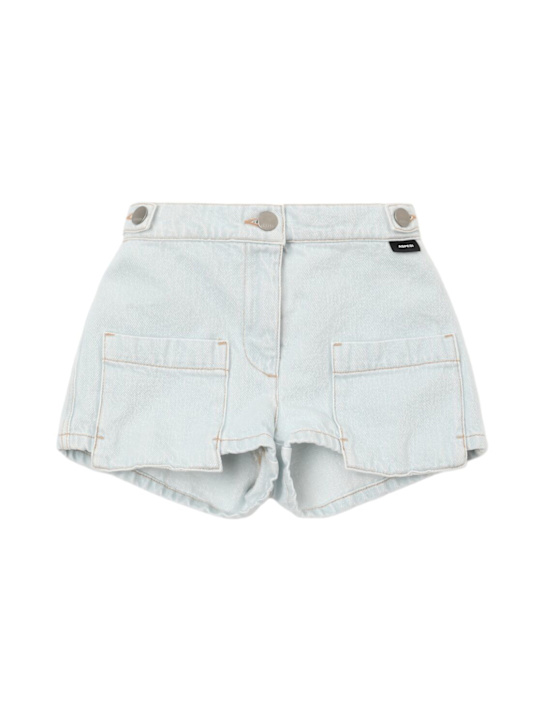 ASPESI: Shorts in denim di cotone - kids-girls_0 | Luisa Via Roma
