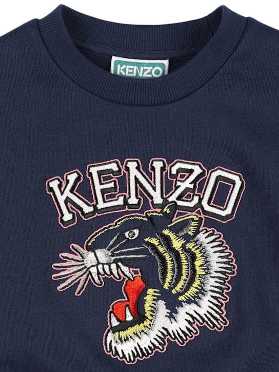Kenzo Kids: コットンスウェットシャツ - kids-girls_1 | Luisa Via Roma