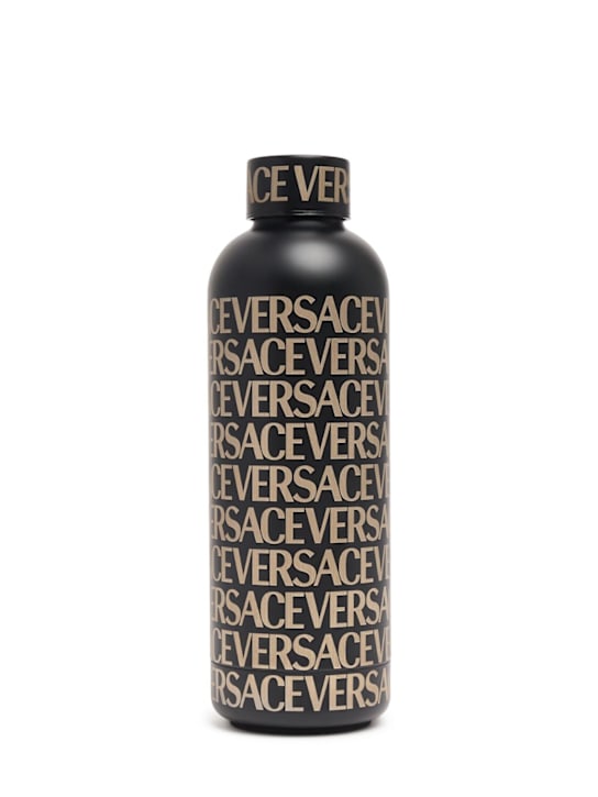 Versace: Borraccia termica Versace On Repeat - Nero/Grigio - ecraft_0 | Luisa Via Roma