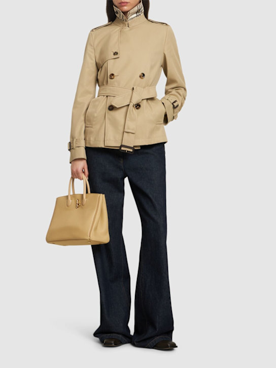 Burberry: Trench in tela - women_1 | Luisa Via Roma