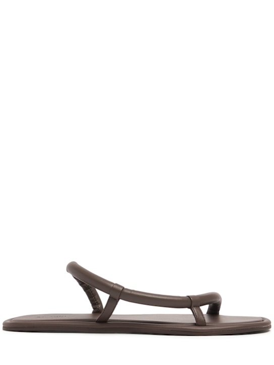 St. Agni: 10mm Soft Loop leather slides - women_0 | Luisa Via Roma