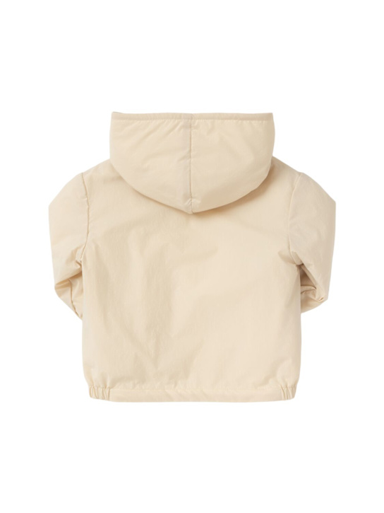Il Gufo: Nylon hooded puffer jacket - Beige - kids-boys_2 | Luisa Via Roma