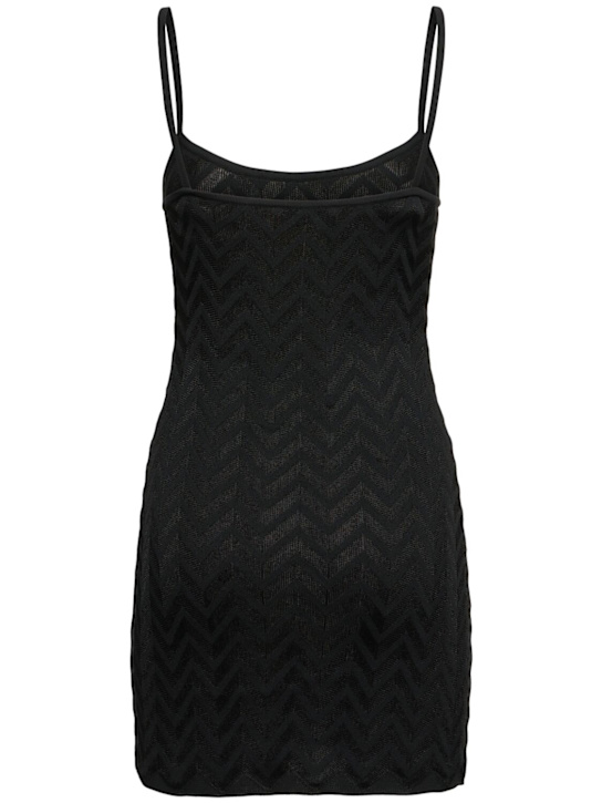 Missoni: Vestito corto in chevron - Nero - women_3 | Luisa Via Roma