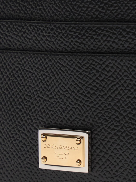 Dolce&Gabbana: Leather card holder - women_1 | Luisa Via Roma