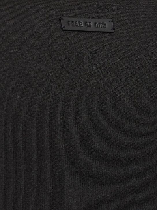 Fear of God: Short sleeve t-shirt - Black - men_4 | Luisa Via Roma