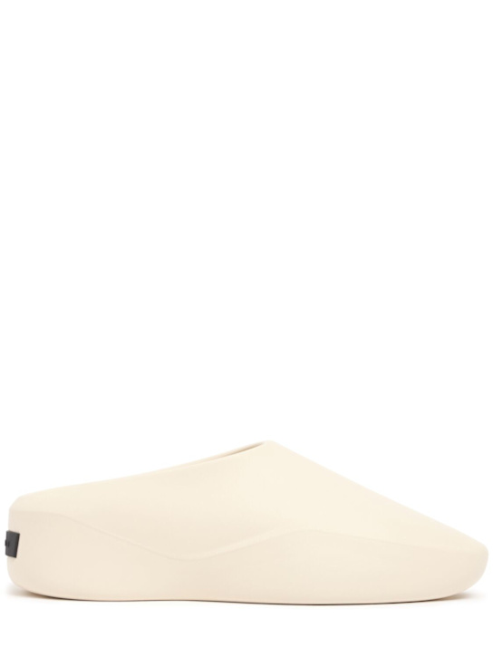 Fear of God: Runner rubber slippers - Greige - men_0 | Luisa Via Roma