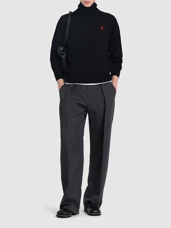 AMI Paris: Adc wool turtleneck - men_1 | Luisa Via Roma