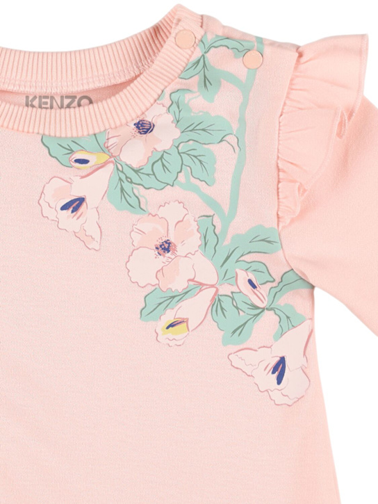 Kenzo Kids: コットンブレンドワンピース, レギンス, ヘッドバンド - kids-girls_1 | Luisa Via Roma