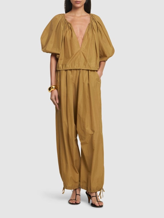 Cotton blend pants - Thumbnail 2