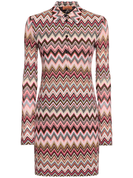 Missoni: Chevron mini dress - women_0 | Luisa Via Roma