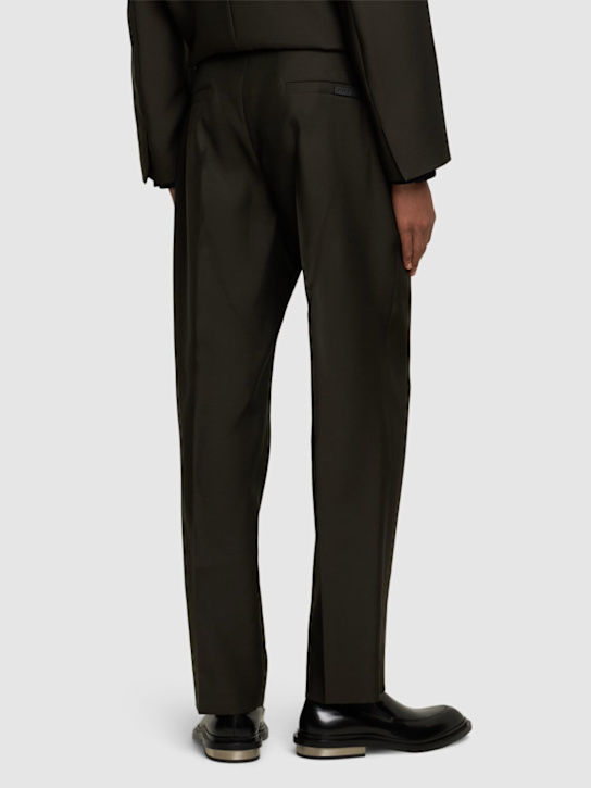 Fear of God: 8tH wool & silk pants - Mocha - men_2 | Luisa Via Roma