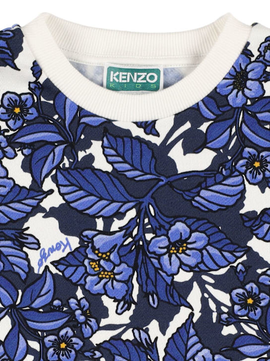 Kenzo Kids: コットンスウェットシャツ - kids-girls_1 | Luisa Via Roma