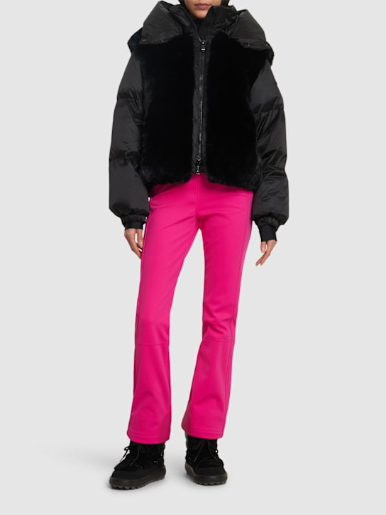 Goldbergh: La Reine ski down jacket w/ faux fur - women_1 | Luisa Via Roma