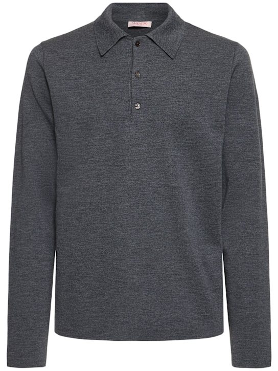 Valentino: Wool polo - men_0 | Luisa Via Roma