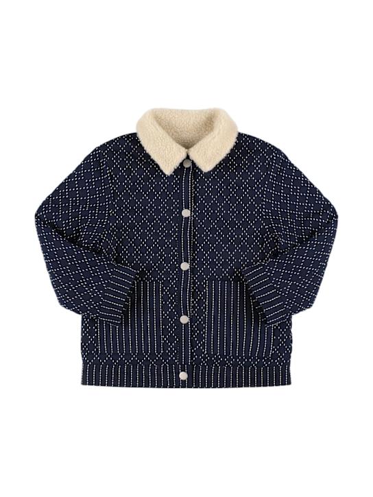 Kenzo Kids: リバーシブルコットンブレンドジャケット - kids-boys_0 | Luisa Via Roma