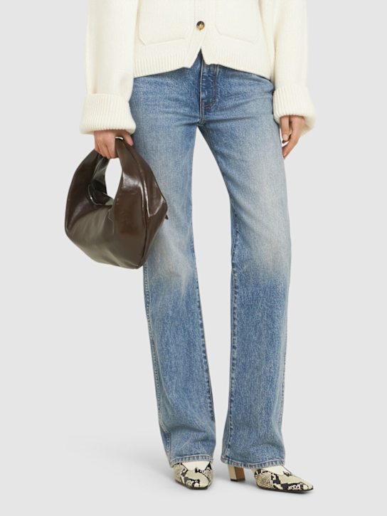 Khaite: 85mm Nevada stretch ankle boots - women_1 | Luisa Via Roma