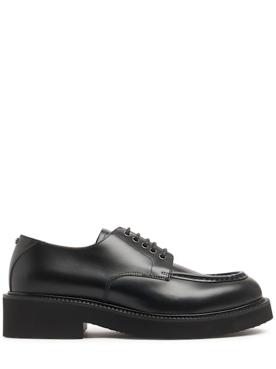 Valentino Garavani: Gentleglam derby shoes - 0NO - men_0 | Luisa Via Roma