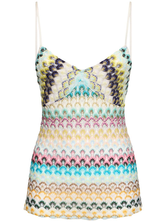 Missoni: Crochet camisole top - women_0 | Luisa Via Roma
