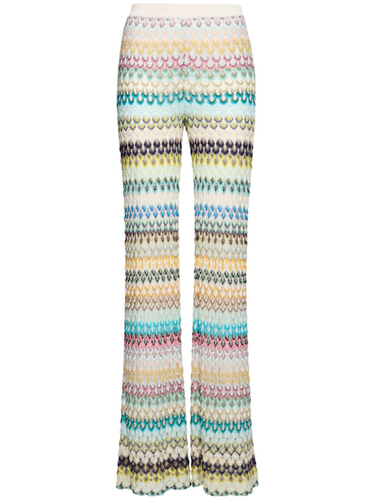 Missoni: Crochet wide pants - women_0 | Luisa Via Roma