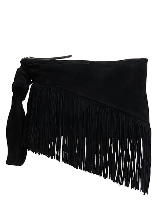 Isabel Marant: Faro suede clutch - women_0 | Luisa Via Roma