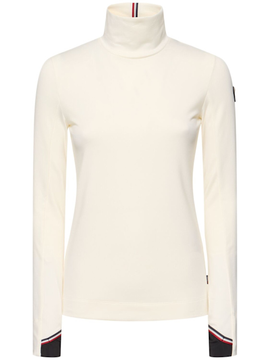 Moncler Grenoble: Tech turtleneck sweater - women_0 | Luisa Via Roma