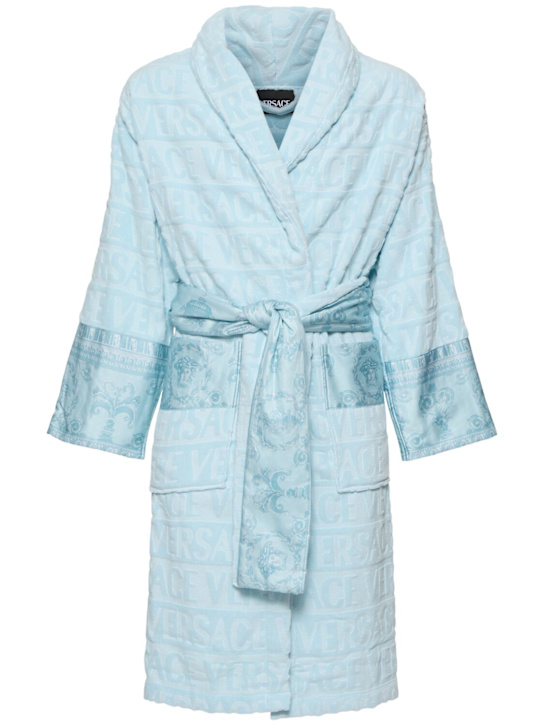 Versace: I Heart Baroque bath robe - ecraft_0 | Luisa Via Roma