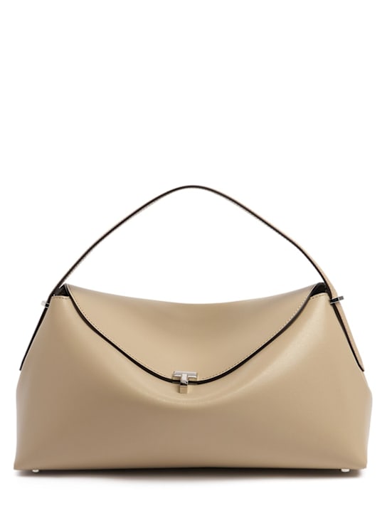Toteme: T-Lock nappa leather top handle bag - women_0 | Luisa Via Roma