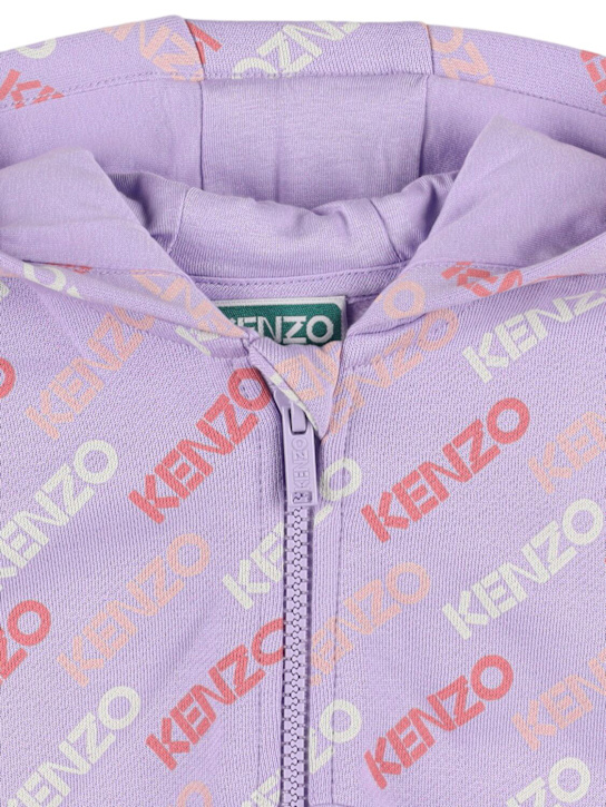 Kenzo Kids: コットンスウェットシャツ＆スウェットパンツ - kids-girls_1 | Luisa Via Roma