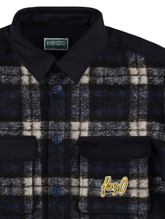 Kenzo Kids: ビスコースブレンドTシャツ - kids-boys_1 | Luisa Via Roma