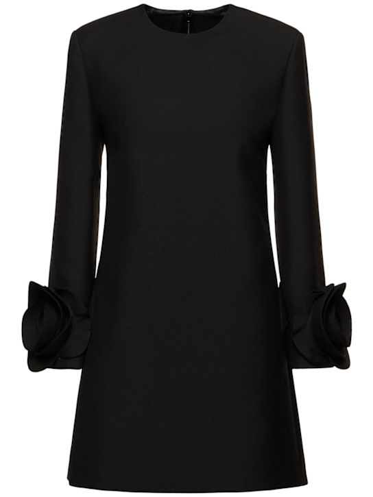 Valentino: Double compact drill mini dress - women_0 | Luisa Via Roma