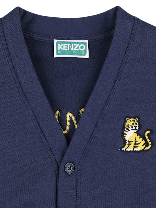 Kenzo Kids: コットンブレンドニットカーディガン - kids-boys_1 | Luisa Via Roma