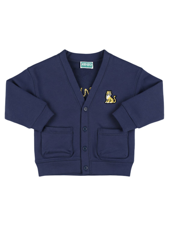 Kenzo Kids: コットンブレンドニットカーディガン - kids-boys_0 | Luisa Via Roma