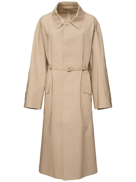 Rainproof cotton trench coat - Thumbnail 1