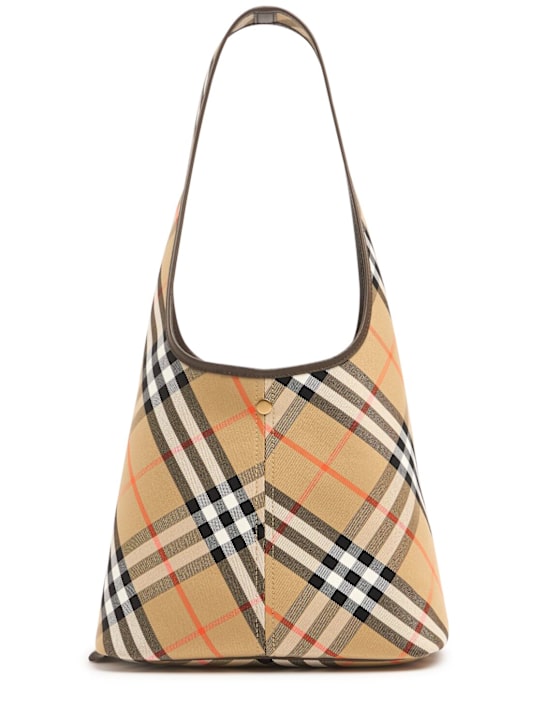 Burberry: Borsa piccola in tela - women_0 | Luisa Via Roma