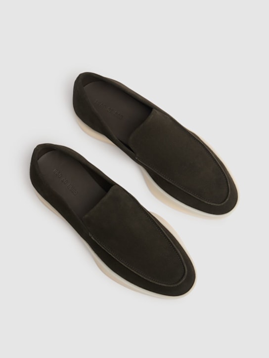Fear of God: Suede loafers - Militare - men_2 | Luisa Via Roma