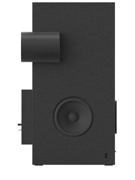Transparent: Brutalist Sculpture speaker - Black - ecraft_2 | Luisa Via Roma