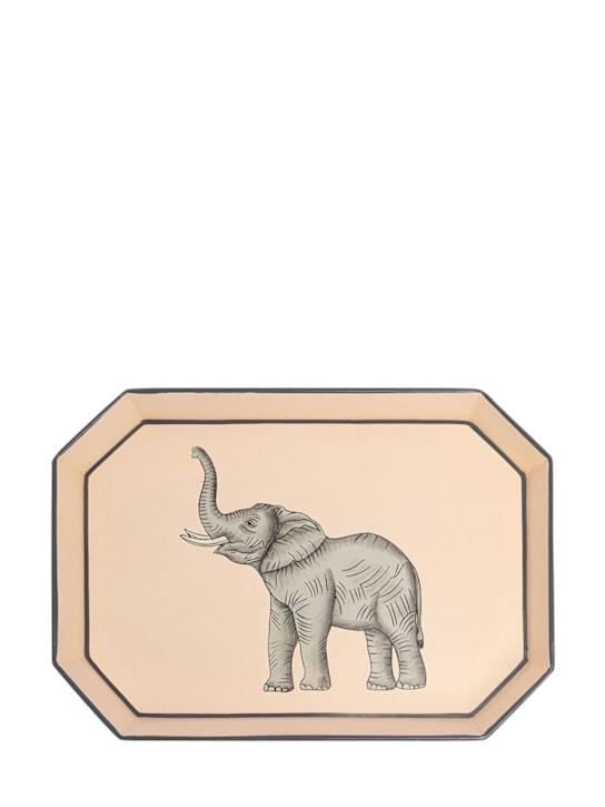 Les Ottomans: Flora Hand-Painted Iron tray - ecraft_0 | Luisa Via Roma