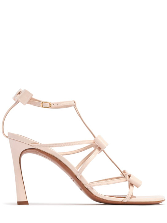 Zimmermann: Sandali Tux in pelle verniciata 85mm - Rosa - women_0 | Luisa Via Roma