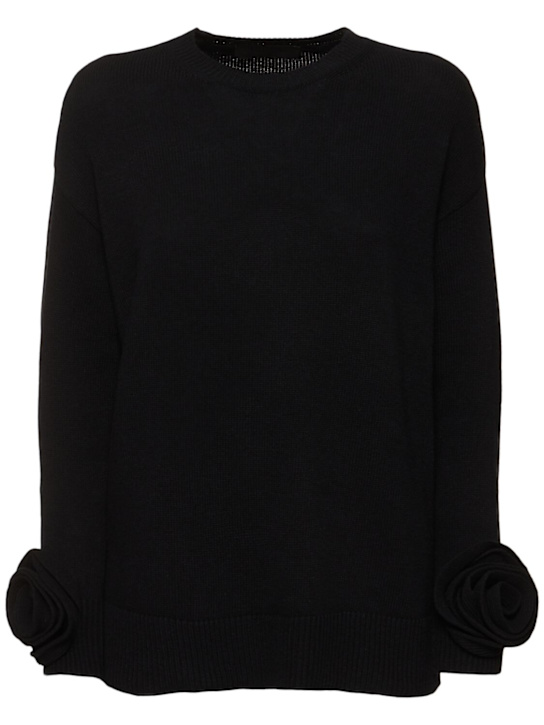 Valentino: Wool knit sweater - women_0 | Luisa Via Roma