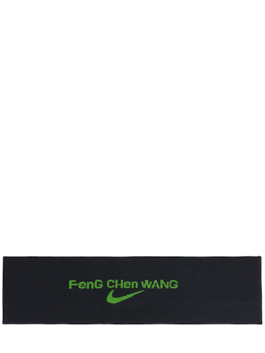 Nike: Feng Chen Wang headband - Iron Grey/Smoke - women_0 | Luisa Via Roma