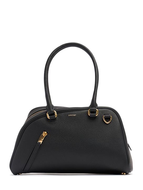 Burberry: Borsa piccola Shield in pelle - women_0 | Luisa Via Roma