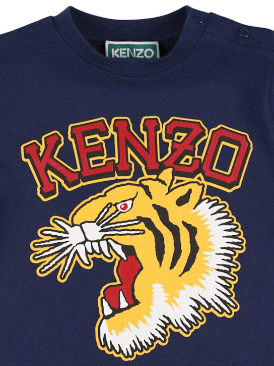 Kenzo Kids: コットンジャージーTシャツ - kids-boys_1 | Luisa Via Roma