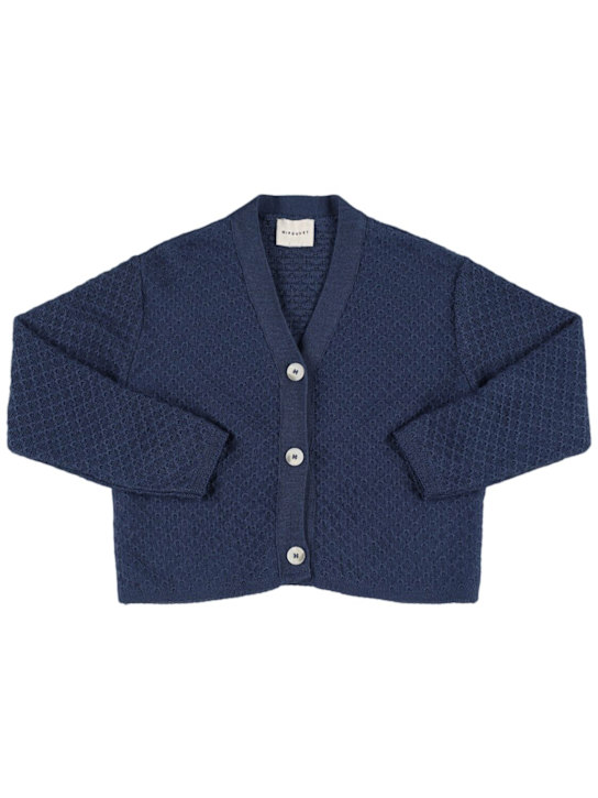 Mipounet: Ines ウールブレンドニットカーディガン - kids-girls_0 | Luisa Via Roma