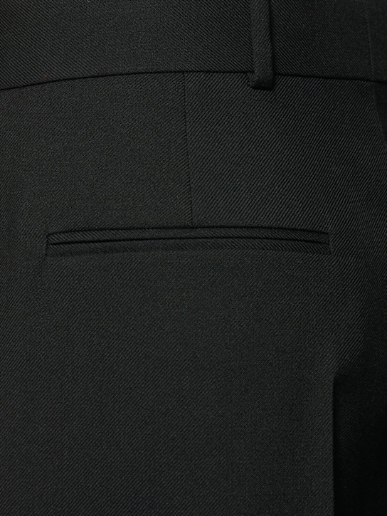 Carven: Evening straight wool tuxedo pants - women_4 | Luisa Via Roma