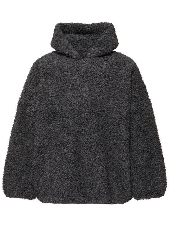 Fear of God: Polar fleece hoodie - Paris Sky - men_0 | Luisa Via Roma