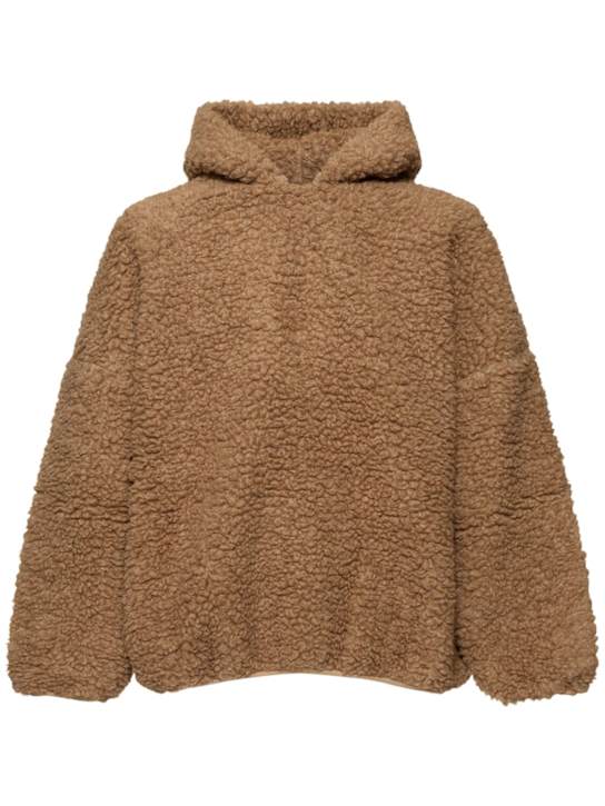 Fear of God: Polar fleece hoodie - Dune - men_0 | Luisa Via Roma