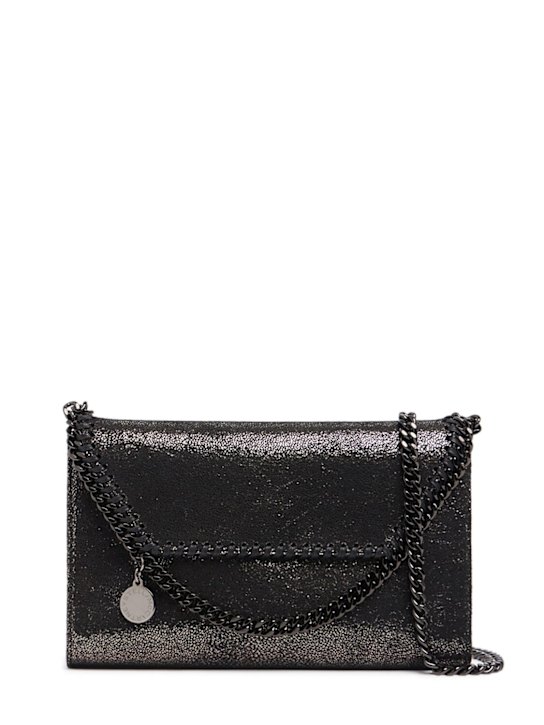 Stella McCartney: Mini Falabella Crossbody Eco Shiny bag - women_0 | Luisa Via Roma