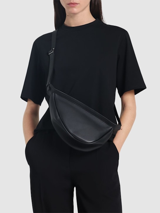 The Row: Small Slouchy Banana grain leather bag - women_1 | Luisa Via Roma