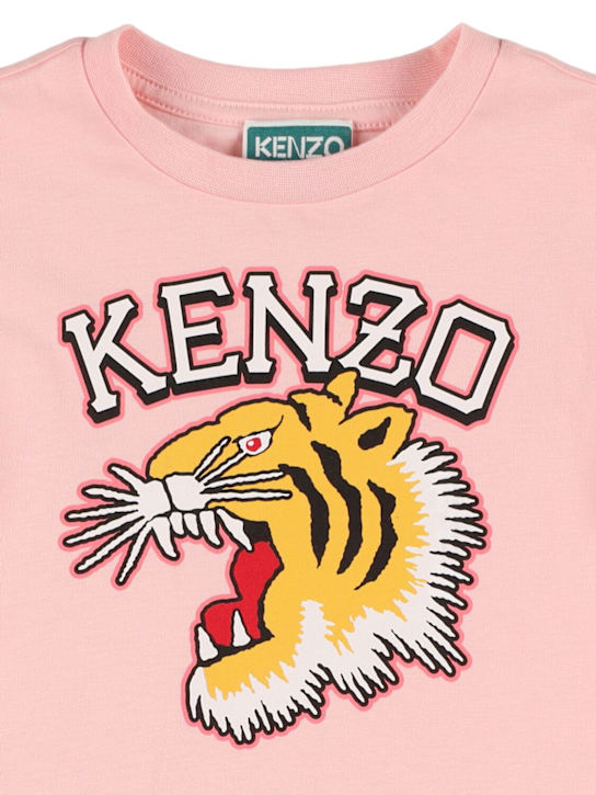 Kenzo Kids: コットンジャージーワンピース - kids-girls_1 | Luisa Via Roma