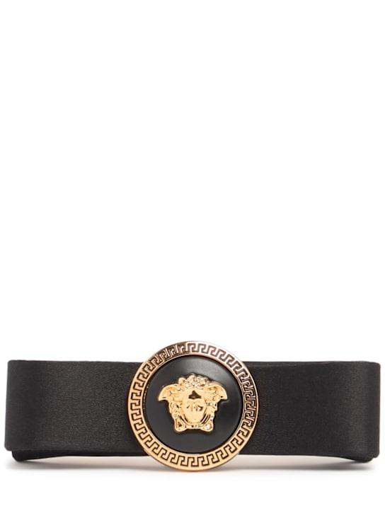 Versace: Gianni ribbon bow hair clip - women_0 | Luisa Via Roma